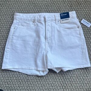 Old Navy Women's Bright White Jean Shorts
